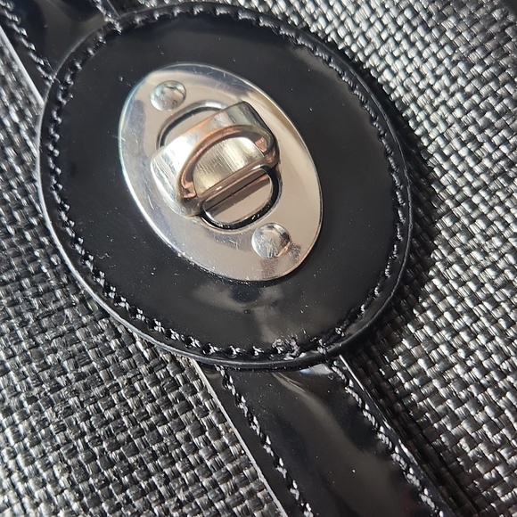 Ann Taylor black clutch G7 - Picture 10 of 10